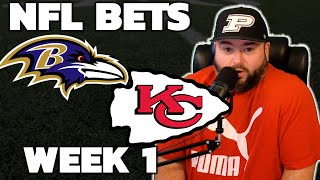 Ravens vs Chiefs Week 1 Bets  NFL Picks With Kyle Kirms [upl. by Suaeddaht332]