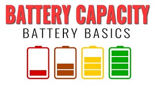 BATTERY BASICS  Battery Capacity Explained  Understanding Amp Hours CRate 20 Hour Rate amp More [upl. by Far]