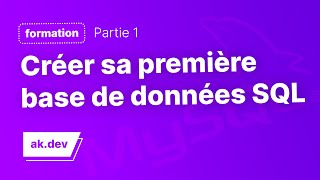 Comment créer une base de données SQL avec phpMyAdmin [upl. by Aeresed879]