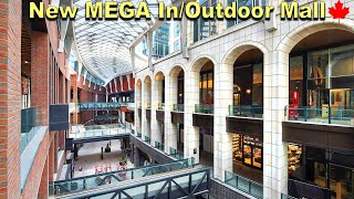 The Well Toronto NEW MEGA IndoorOutdoor Mall and Condo Look Around  Mall of the Future [upl. by Frasco984]