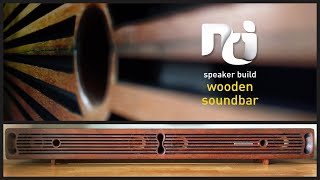 Makeover Panasonic Stereo Speaker into Wooden soundbar [upl. by Grier56]