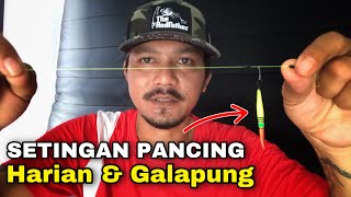 Setingan Kail Pancing Terbaik Untuk Mancing Harian dan Galapung Versi Bonet Mancing [upl. by Notreb]