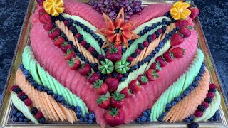 Healthy Fruit Platter 5  Catering Style  Wedding Ideas [upl. by Tybie]