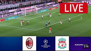 AC Milan vs Liverpool  Champions League 2425 Match Live Today [upl. by Assirol799]