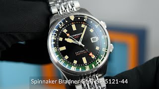 Spinnaker Bradner GMT SP512144 [upl. by Kaine]