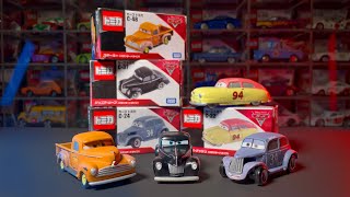 Thomasvilles Legends Louise Nash River Scott Junior Moon amp Smokey  Disney Pixar Cars Unboxing [upl. by Novek]