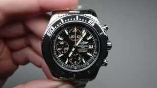 Breitling Superocean Chronograph II Automatic Mens Watch Model A13341A8BA85 [upl. by Nnanaej]