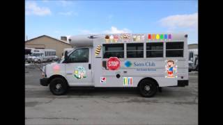 Sams Club Ice Cream truck Blue Bird Bus Body playing Redwing [upl. by Adnav]