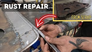 How To Make Rust Repair Panels Step By Step  Metal Shaping Shrink Stretch Profile Dies [upl. by Orelie]