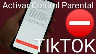 Como ACTIVAR el MODO RESTRINGIDO en TIKTOK  ACTIVA el CONTROL PARENTAL FÁCIL y RÁPIDO [upl. by Theodosia]