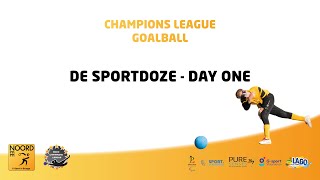 EGCA Champions League Goalball Finals 2024 Blankenberge  De Sportdoze  Day 1 [upl. by Olney]