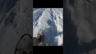 Wooden vs modern snowshoes You decide [upl. by Cesaria]