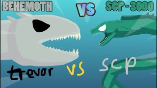 Behemoth vs scp 3000 sticknodes animation remake trevor Henderson vs scp foundation [upl. by Arnoldo110]