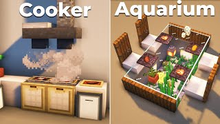 20 Minecraft KITCHEN Build Hacks amp Designs [upl. by Philipp979]