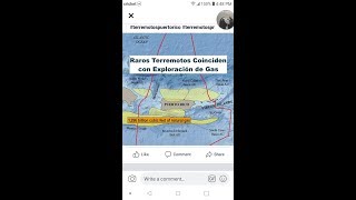 Oil and Gas Fracking off of Puerto Rico Guanica [upl. by Llehsad]