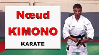 Karate  Comment faire son nœud de ceinture KarateBlognet [upl. by Cresida453]