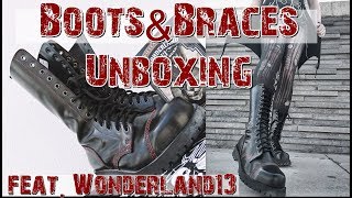 Try On Haul BootsampBraces feat Wonderland13 I Gothic Boots I [upl. by Imot]