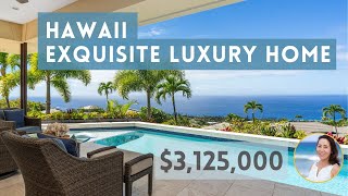 Hawaii Exquisite Luxury Home with Breathtaking Ocean Views [upl. by Mcwherter]