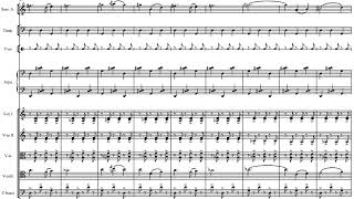 Khachaturian Sabre Dance from Gayane Suite w Score [upl. by Trebuh]