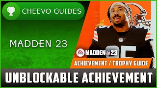 MADDEN NFL 23  Unblockable  Achievement  Trophy Guide XboxPS [upl. by Idnahr141]