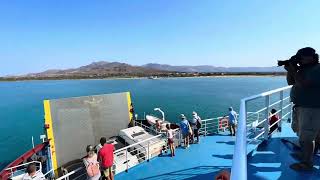 Elafonisos to Peloponnese boat trip with my motorhome summer 2024 [upl. by Nosaes602]