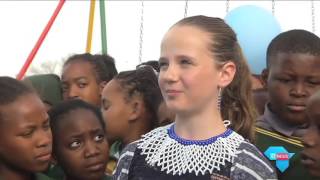 eNuus on opening playground at Promosa Primary School [upl. by Stickney]