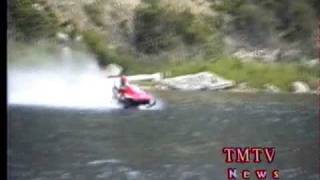 Snowmobiles On Water  Kootenay Lake  TMTV [upl. by Wagner]