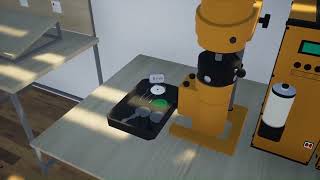 Civil Engineer  Dynamic Shear Rheometer Test Using Virtual Reality VR [upl. by Enyahs]