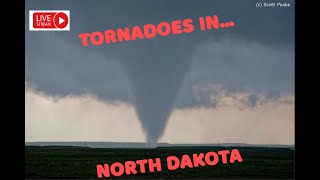 Live streaming possible tornado event in southern North Dakota [upl. by Dachia]