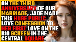 On the 3° anniversary of our MARRIAGE Jade made this huge PUBLIC LOVE CONFESSION to her FIRST LOVE [upl. by Lougheed850]