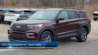 2022 Ford Explorer XLT Sport Utility Kent Akron Stow Canton Cleveland [upl. by Tirrag849]