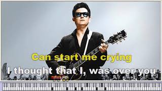 Roy Orbison  Crying  Karaoke Instrumental Version with virtual piano amp lyrics  YOUTUBE video [upl. by Akirret]