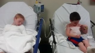 Extreme sunburn at daycare lands boys in the hospital [upl. by Nnylyaj]