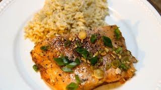 Honey Glazed Salmon  Cooked by Julie episode 265 [upl. by Missi]