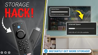 😍 AMAZING Firestick Tip Free up STORAGE in 1Click [upl. by Aidam]