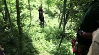 Dagaz Acres Zipline Adventure Course in Rising Sun Indiana [upl. by Eveneg456]