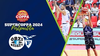 ORZINUOVI  FORTITUDO BOLOGNA  POSTPARTITA  SEMIFINALE SUPERCOPPA LNP [upl. by Ysteb]