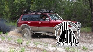 THE SKID FACTORY  Nissan Patrol TD42 Turbo Diesel Swap EP7 [upl. by Ahteral163]