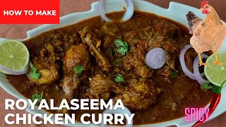 Rayalaseema Chicken curry రాయలసీమ చికెన్ Curry Recipe super tasty chickenindianfoodsalalah [upl. by Orvah]