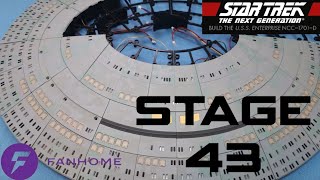 Fanhomes Build the USS EnterpriseD issue 12 Stage 43 [upl. by Adnolor226]