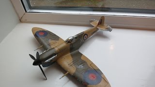 Airfix 148 Spitfire Vs Messerschmitt DDs Pt1 [upl. by Tierell668]