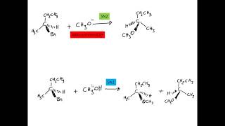 146 Exercícios resolvidos de reação de substituição nucleofílica do tipo SN1 SN2 [upl. by Eladnor444]