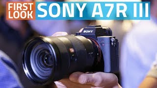 Sony A7R III Camera First Look  Features Specifications Price in India and More [upl. by Pantia]