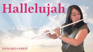 Leonard Cohen Hallelujah flute cover  free sheet music [upl. by Darrill]