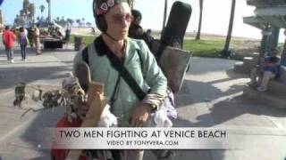 two men fighting on Venice Beach [upl. by Debby180]