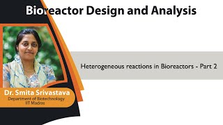 mod06lec25  Heterogeneous reactions in Bioreactors  Part 2 [upl. by Fraya]