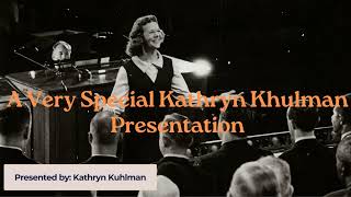 A Very Special Kathryn Khulman Presentation  Kathryn Kuhlman Pentecostal and Charismatic [upl. by Arimay601]