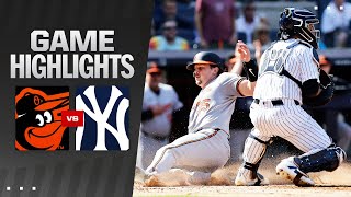 Orioles vs Yankees Game Highlights 62024  MLB Highlights [upl. by Annuahsal]