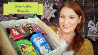 Degustabox Unboxing  December Food Subscription Box [upl. by Ylrevaw]