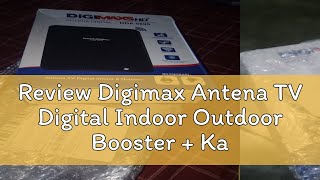 Review Digimax Antena TV Digital Indoor Outdoor Booster  Kabel 8 Meter Digimax 0805 [upl. by Aylad]